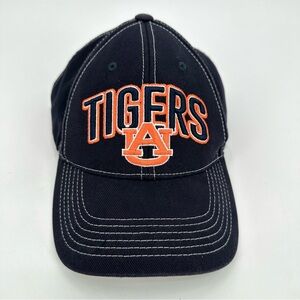 Auburn Tigers Hat Cap Hook & Loop Adjustable Blue Orange Captivating Headwear